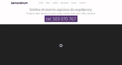 Desktop Screenshot of drukarnia.bernardinum.com.pl