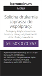 Mobile Screenshot of drukarnia.bernardinum.com.pl
